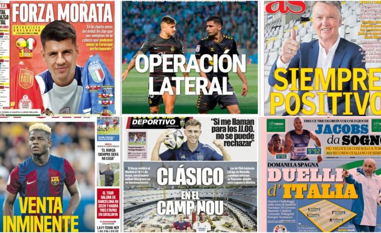 El adiós de Ramos, el calendario de Liga, el primer fichaje del Betis… Así vienen las portadas El adiós de Ramos, el calendario de Liga, el primer fichaje del Betis… Así vienen las portadas