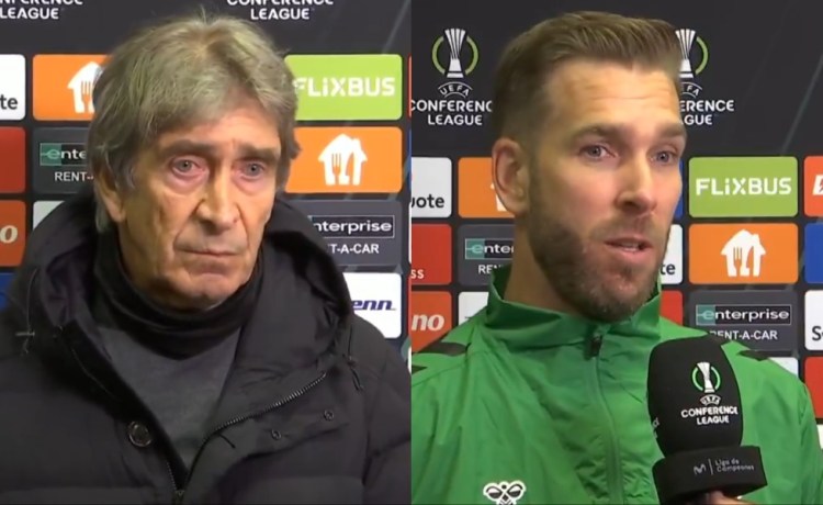 Pellegrini y Adrián asumen el desastre: «Ha sido vergonzoso» Pellegrini y Adrián asumen el desastre: «Ha sido vergonzoso»