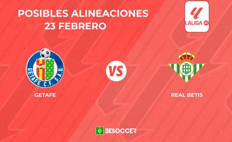 Posibles alineaciones del Getafe vs Betis Posibles alineaciones del Getafe vs Betis