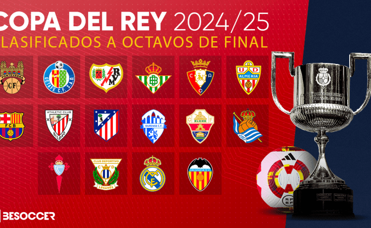 Estos son los clasificados a los octavos de Copa del Rey Estos son los clasificados a los octavos de Copa del Rey