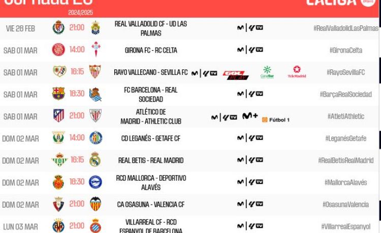 El Madrid-Betis, en domingo justo antes de los posibles octavos de Champions El Madrid-Betis, en domingo justo antes de los posibles octavos de Champions