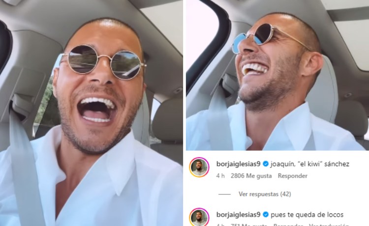 Joaquín presume de nuevo ‘look’ veraniego y Borja Iglesias le vacila: «El ‘kiwi’ Sánchez» Joaquín presume de nuevo ‘look’ veraniego y Borja Iglesias le vacila: «El ‘kiwi’ Sánchez»