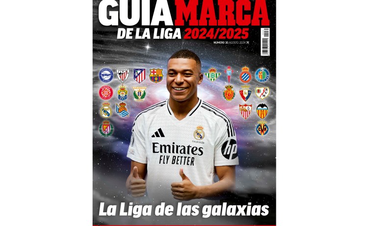Ya está aquí la Guía MARCA de la Liga 2024-2025, ¡no te quedes sin ella! Ya está aquí la Guía MARCA de la Liga 2024-2025, ¡no te quedes sin ella!