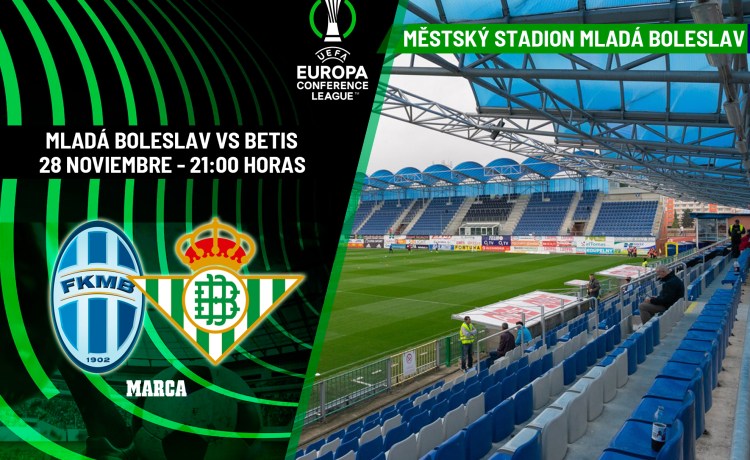Mladá Boleslav – Betis: a qué hora y dónde ver en TV el partido de Conference League Mladá Boleslav – Betis: a qué hora y dónde ver en TV el partido de Conference League