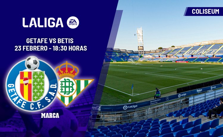 Getafe – Betis: horario y dónde ver en TV el partido de LaLiga EA Sports Getafe – Betis: horario y dónde ver en TV el partido de LaLiga EA Sports