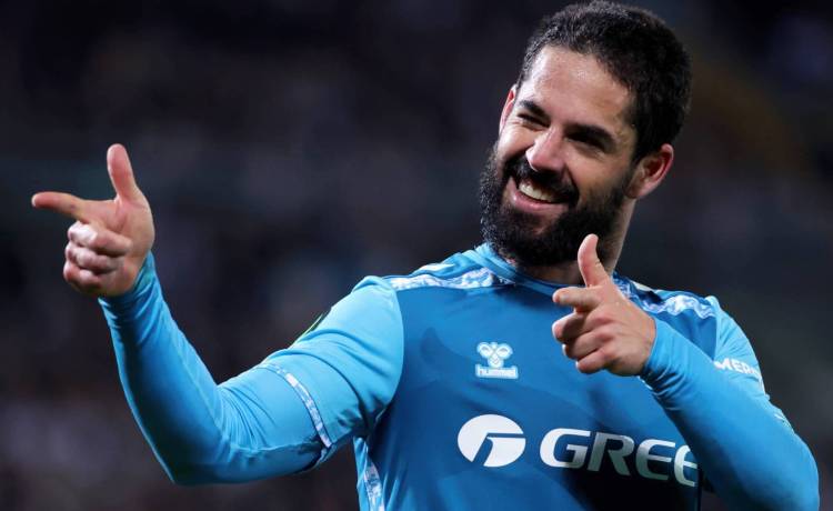 Isco: «Ojalá pueda seguir a este nivel y escribir mi historia en el Betis» Isco: «Ojalá pueda seguir a este nivel y escribir mi historia en el Betis»