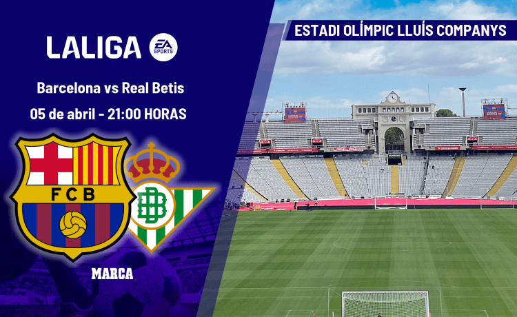 Barcelona – Betis: horario, dónde ver en TV y canal del partido de LaLiga EA Sports Barcelona – Betis: horario, dónde ver en TV y canal del partido de LaLiga EA Sports