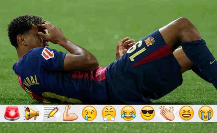 Lamine Yamal es de los nuestros: es humano y no tuvo su día Lamine Yamal es de los nuestros: es humano y no tuvo su día