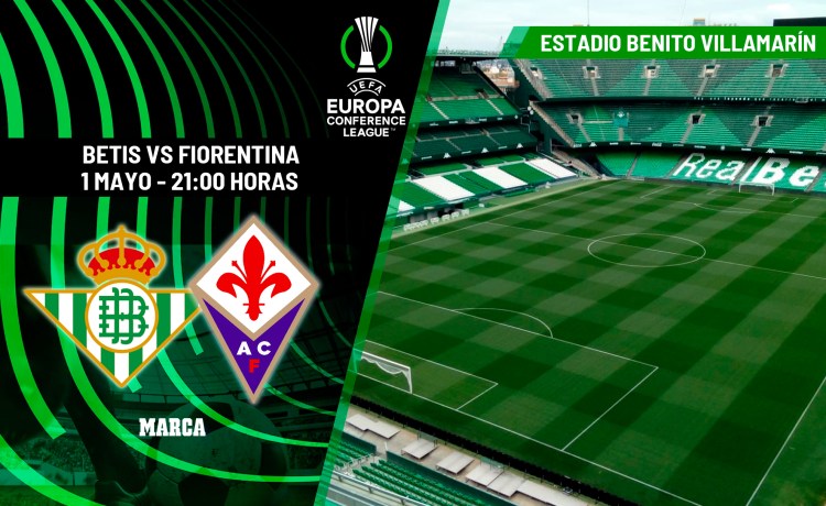 Betis – Fiorentina: horario y dónde ver hoy en TV y online el partido de ida de semifinales de la Conference League Betis – Fiorentina: horario y dónde ver hoy en TV y online el partido de ida de semifinales de la Conference League