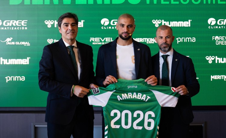 Amrabat: «Tuve ofertas de Arabia, también del Sevilla, pero cuando me llamó el Betis lo tuve claro» Amrabat: «Tuve ofertas de Arabia, también del Sevilla, pero cuando me llamó el Betis lo tuve claro»