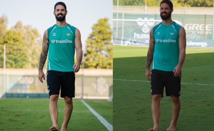 Isco suelta las muletas y pasa a una nueva fase de su recuperación Isco suelta las muletas y pasa a una nueva fase de su recuperación