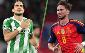 Marc Bartra responde al deseo de Fabién de volver al Betis con dosis de realidad: «Ojalá tenerlo, pero no está fácil que pueda entrar en el once» Marc Bartra responde al deseo de Fabién de volver al Betis con dosis de realidad: «Ojalá tenerlo, pero no está fácil que pueda entrar en el once»