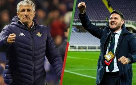 Quique Setién lanza un ‘dardo’ a la afición del Betis y desvela su loca anécdota con Joaquín: «Como una momia» Quique Setién lanza un ‘dardo’ a la afición del Betis y desvela su loca anécdota con Joaquín: «Como una momia»