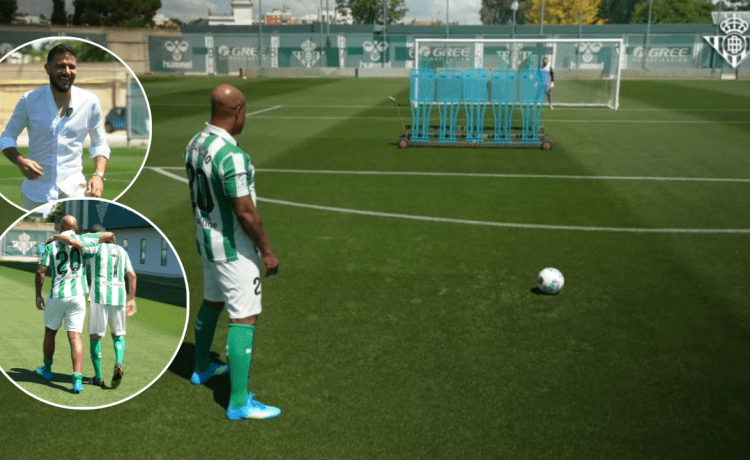 El Betis presenta al mejor lanzador de faltas de la historia: Marcos Assunçao reta a Alexis y Adrián, con Joaquín lesionado El Betis presenta al mejor lanzador de faltas de la historia: Marcos Assunçao reta a Alexis y Adrián, con Joaquín lesionado