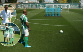 El Betis presenta al mejor lanzador de faltas de la historia: Marcos Assunçao reta a Alexis y Adrián, con Joaquín lesionado El Betis presenta al mejor lanzador de faltas de la historia: Marcos Assunçao reta a Alexis y Adrián, con Joaquín lesionado