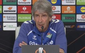 Pellegrini responde a la crispación en la grada y reconoce la gravedad de caer eliminado: «Sería un traspié importante para el Betis» Pellegrini responde a la crispación en la grada y reconoce la gravedad de caer eliminado: «Sería un traspié importante para el Betis»