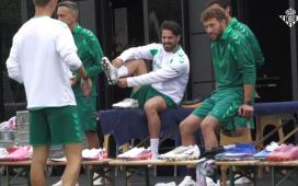 El Real Betis se ejercita por primera vez en Alemania El Real Betis se ejercita por primera vez en Alemania