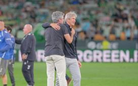 Pellegrini reabre el debate sobre su continuidad y saca pecho: «Parecía que éramos el peor de LaLiga y mira…» Pellegrini reabre el debate sobre su continuidad y saca pecho: «Parecía que éramos el peor de LaLiga y mira…»