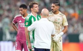 Parte médico de Diego Llorente y tiempo aproximado de baja: el central del Betis sufre una importante fractura nasal Parte médico de Diego Llorente y tiempo aproximado de baja: el central del Betis sufre una importante fractura nasal