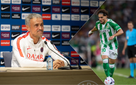 Luis Enrique da un ligero respiro al Betis con Ez Abde: «¿Fichar en enero por Kvaratskhelia? No tiene por qué» Luis Enrique da un ligero respiro al Betis con Ez Abde: «¿Fichar en enero por Kvaratskhelia? No tiene por qué»