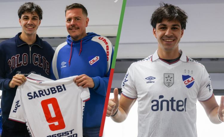 El jugador del Betis Gonzalo Petit vuelve a lucir el ‘9’ de Nacional: «Qué lindo verte en casa» El jugador del Betis Gonzalo Petit vuelve a lucir el ‘9’ de Nacional: «Qué lindo verte en casa»