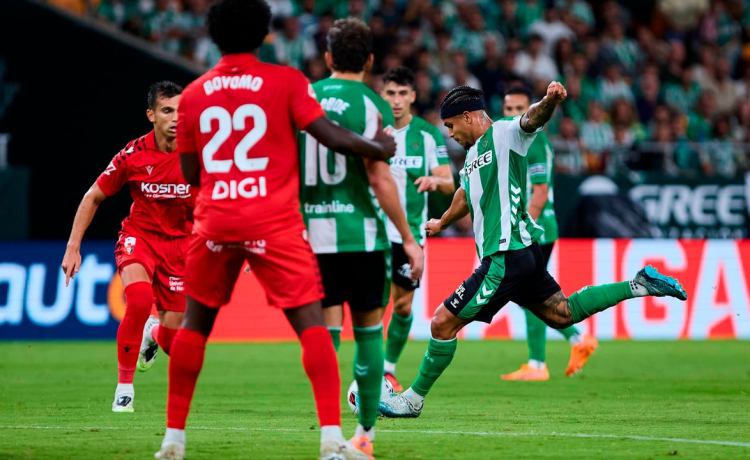 Betis – Osasuna: horario y dónde ver hoy en TV y online el partido de la jornada 8 de LaLiga Betis – Osasuna: horario y dónde ver hoy en TV y online el partido de la jornada 8 de LaLiga