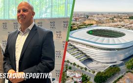Pedro Curtido habla sobre la posibilidad de que el Nuevo Benito Villamarín sea parte del Mundial 2030: «Ojalá haga falta una sede más y esté ahí construido» Pedro Curtido habla sobre la posibilidad de que el Nuevo Benito Villamarín sea parte del Mundial 2030: «Ojalá haga falta una sede más y esté ahí construido»