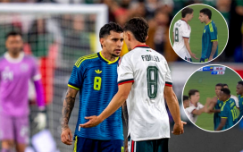 Fuerte calentón con Álvaro Fidalgo: el futbolista del Betis se pelea con Gustavo Puerta y el árbitro adelanta el final del México – Colombia Fuerte calentón con Álvaro Fidalgo: el futbolista del Betis se pelea con Gustavo Puerta y el árbitro adelanta el final del México – Colombia