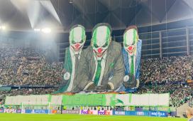 «Exponte al verde y blanco»: el espectacular tifo antes de una nueva noche mágica del Betis en la Champions «Exponte al verde y blanco»: el espectacular tifo antes de una nueva noche mágica del Betis en la Champions