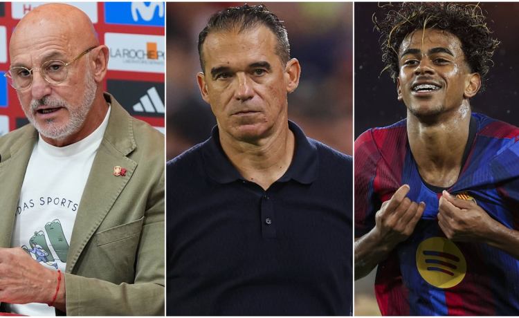García Plaza, entrenador del Sevilla, lleva la contraria a De la Fuente con Kike Sakas, reconoce que el Barça da «miedo» y ‘aprueba’ la preferencia de Lamine Yamal por el Betis García Plaza, entrenador del Sevilla, lleva la contraria a De la Fuente con Kike Sakas, reconoce que el Barça da «miedo» y ‘aprueba’ la preferencia de Lamine Yamal por el Betis
