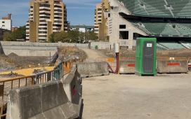 El Nuevo Benito Villamarín encara la recta final de su primera fase y ya mira a la siguiente El Nuevo Benito Villamarín encara la recta final de su primera fase y ya mira a la siguiente