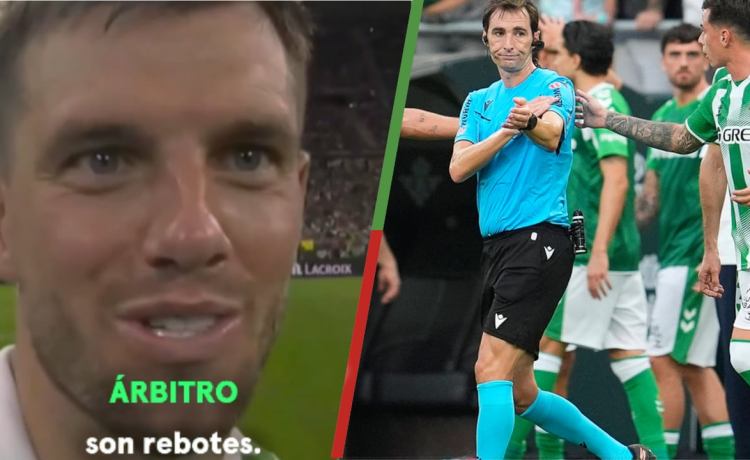 De Burgos Bengoetxea queda al descubierto en el gol anulado a Lo Celso en el Betis – Barcelona: «Chequéame la mano que es lo que me piden, Cerro» De Burgos Bengoetxea queda al descubierto en el gol anulado a Lo Celso en el Betis – Barcelona: «Chequéame la mano que es lo que me piden, Cerro»