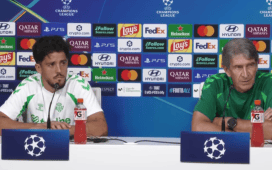 El Betis presenta recurso por Facundo Bernal, señalado por Pellegrini: «Toda la culpa de lo que pasó no fue del árbitro» El Betis presenta recurso por Facundo Bernal, señalado por Pellegrini: «Toda la culpa de lo que pasó no fue del árbitro»