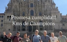 Promesa cumplida: Pellegrini completa el Camino de Santiago Promesa cumplida: Pellegrini completa el Camino de Santiago
