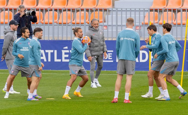 Simeone no da pistas sobre el último once en el Metropolitano Simeone no da pistas sobre el último once en el Metropolitano