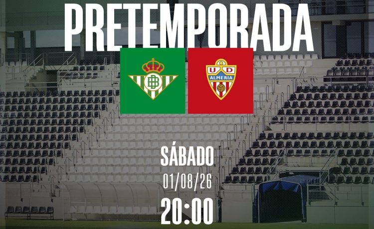 Betis y Almería jugarán un amistoso el 1 de agosto en La Línea Betis y Almería jugarán un amistoso el 1 de agosto en La Línea