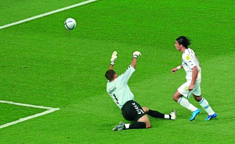 El último guiño de Milan Baros El último guiño de Milan Baros