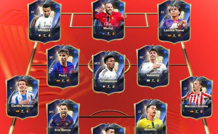 Los aficionados eligen al equipo de la temporada en la Liga EA Sports Los aficionados eligen al equipo de la temporada en la Liga EA Sports