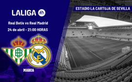 Betis – Real Madrid: horario, dónde ver en TV y canal del partido de LaLiga EA Sports Betis – Real Madrid: horario, dónde ver en TV y canal del partido de LaLiga EA Sports