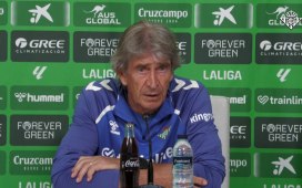 Pellegrini: «Entrar en Champions sería un logro histórico para el Betis» Pellegrini: «Entrar en Champions sería un logro histórico para el Betis»