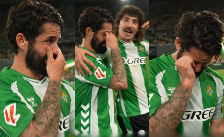 Las lágrimas de Isco por volver a la Champions en la temporada más dura de su carrera Las lágrimas de Isco por volver a la Champions en la temporada más dura de su carrera