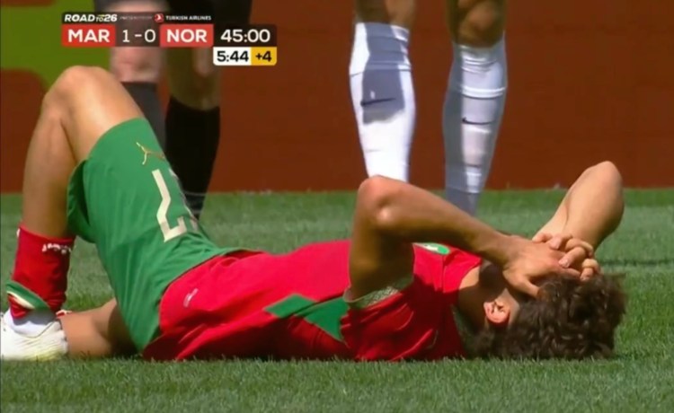 Abde se retira lesionado del último amistoso de Marruecos a pocos días del comienzo del Mundial Abde se retira lesionado del último amistoso de Marruecos a pocos días del comienzo del Mundial
