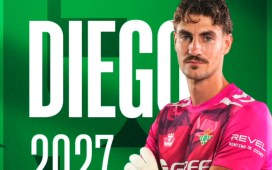 Diego Conde, nuevo portero del Betis hasta 2027: llega cedido con opción de compra Diego Conde, nuevo portero del Betis hasta 2027: llega cedido con opción de compra