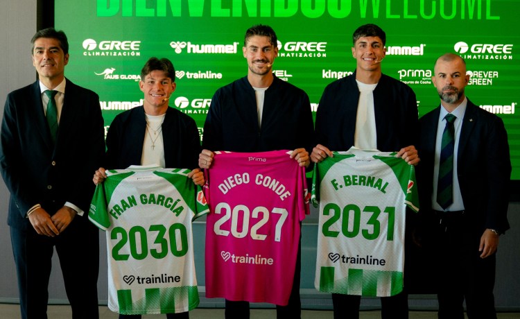Facundo Bernal, Fran García y Diego Conde, las tres primeras piezas del nuevo Betis de Champions Facundo Bernal, Fran García y Diego Conde, las tres primeras piezas del nuevo Betis de Champions