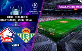 Lille – Betis: horario y dónde ver hoy en TV y online el partido de la Champions League Lille – Betis: horario y dónde ver hoy en TV y online el partido de la Champions League