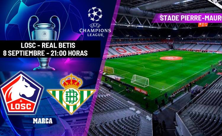 Lille – Betis: horario y dónde ver hoy en TV y online el partido de la Champions League Lille – Betis: horario y dónde ver hoy en TV y online el partido de la Champions League