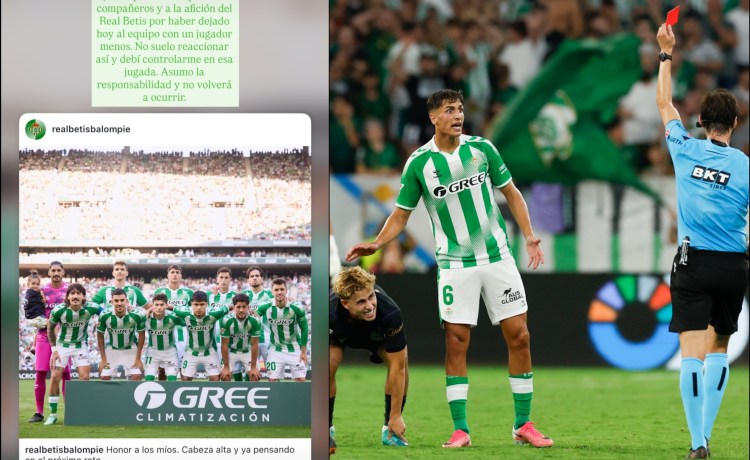 Facundo Bernal pide disculpas por su expulsión: «Debí controlarme» Facundo Bernal pide disculpas por su expulsión: «Debí controlarme»