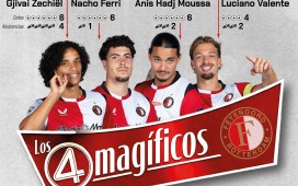 ‘Los Cuatro Magníficos’ del Feyenoord examinan al Betis: Zechiël, Ferri, Moussa y Valente ‘Los Cuatro Magníficos’ del Feyenoord examinan al Betis: Zechiël, Ferri, Moussa y Valente