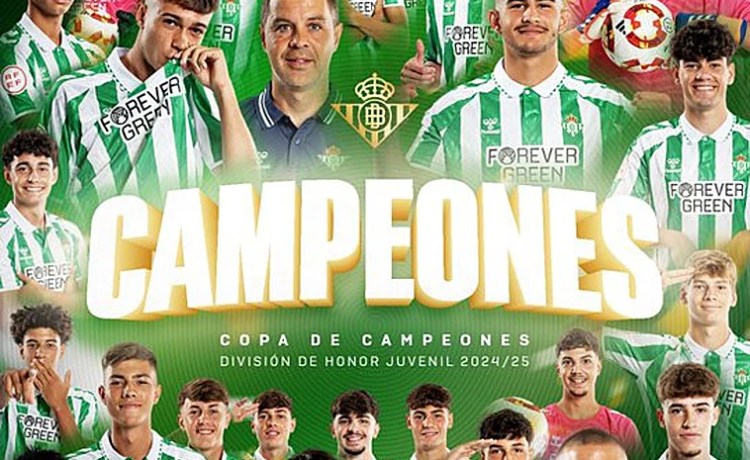 El Betis juvenil gana por primera vez la Copa de Campeones El Betis juvenil gana por primera vez la Copa de Campeones