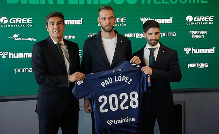 Pau López: «Cada vez está más caro jugar en este Betis» Pau López: «Cada vez está más caro jugar en este Betis»